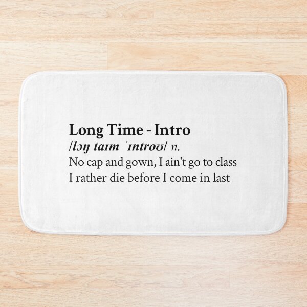 Item preview, Long Time (Intro) by Playboi Carti designed and sold by StickTheSong.