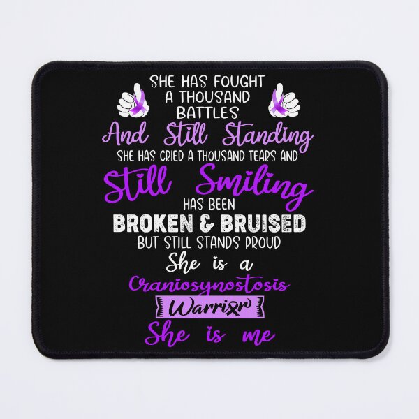 Item preview, Craniosynostosis Warrior SHE IS ME - Support Craniosynostosis Fighter Gifts designed and sold by Berriosly.