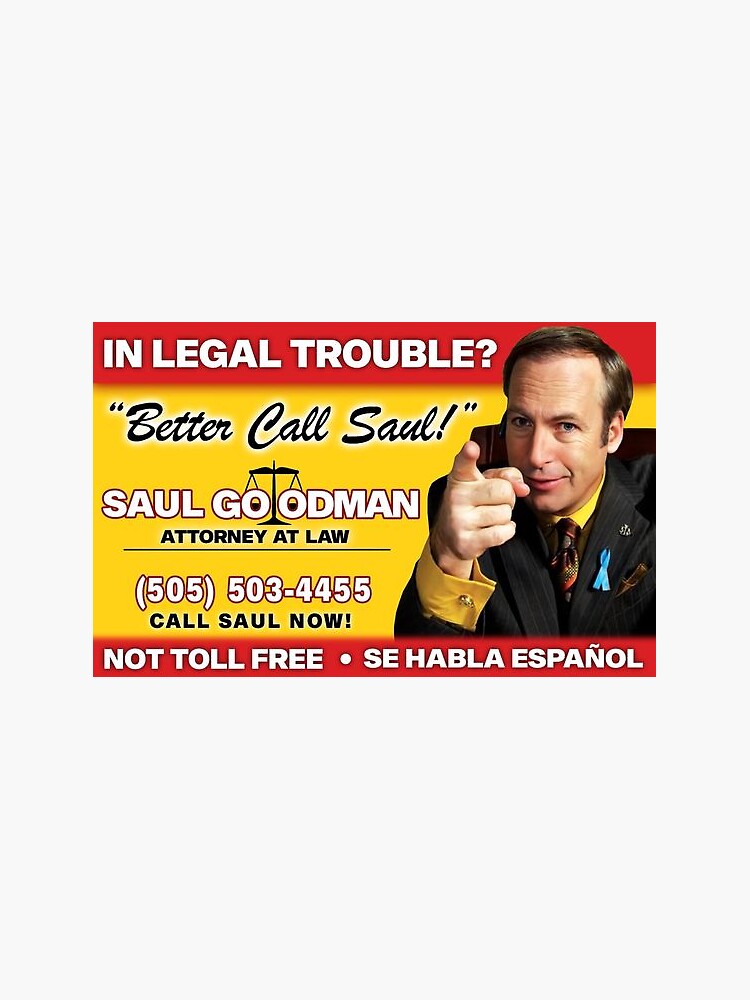Better Call Saul Saul Goodman Ad