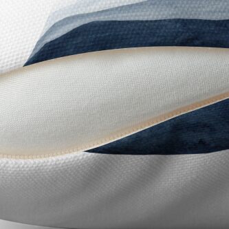 Alternate view of Mountains Ombre | Indigo Abstract Watercolor Throw Pillow