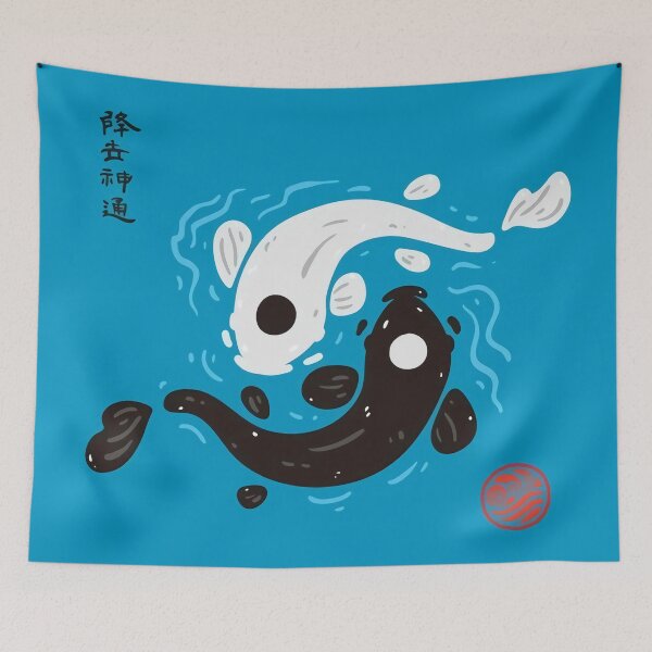 Item preview, Koi Fish on Blue Blackground designed and sold by KristieWilliam.