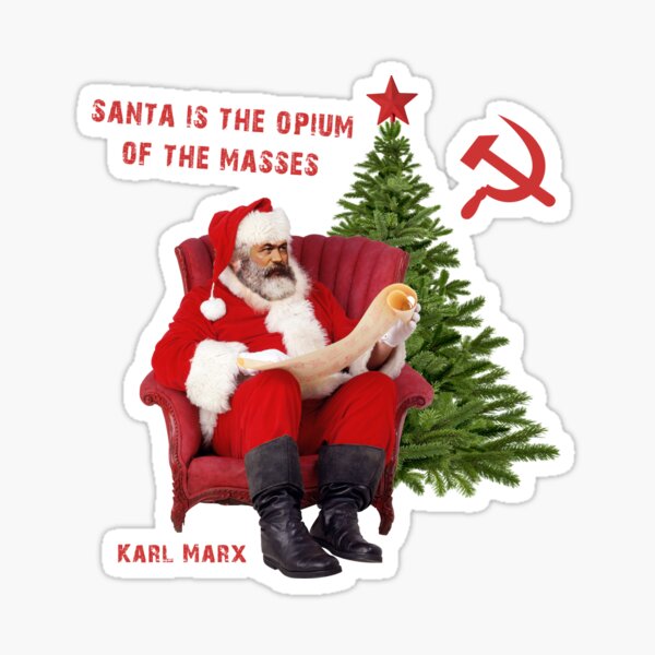 Item preview, Karl Marx Santa  designed and sold by ValentinaHramov.