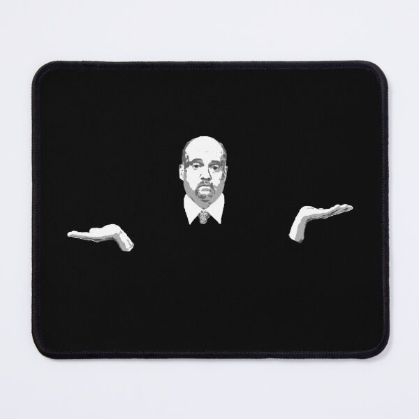 Item preview, Mad Money Jim Cramer shrug designed and sold by Signs for Dark Times.