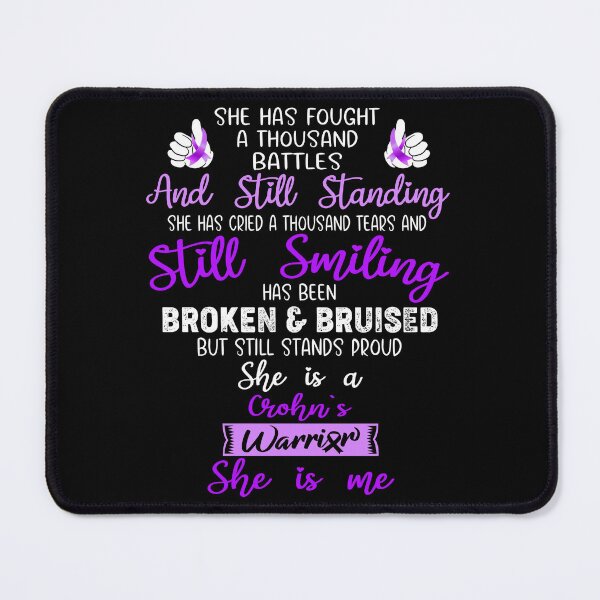 Item preview, Crohn's Warrior SHE IS ME - Support Crohn's Fighter Gifts designed and sold by Berriosly.