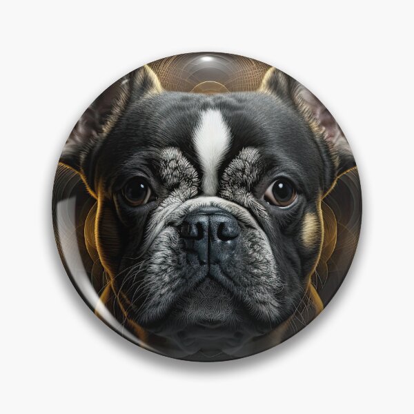 Aperçu de l'œuvre Une conception fractale d'un bouledogue français créée et vendue par Daniel Leighton.