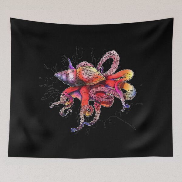 Item preview, Octo-Snail Ink Splat designed and sold by iduzarts.