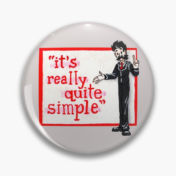 Item preview, "it's really quite simple" designed and sold by UpWiththeStars.