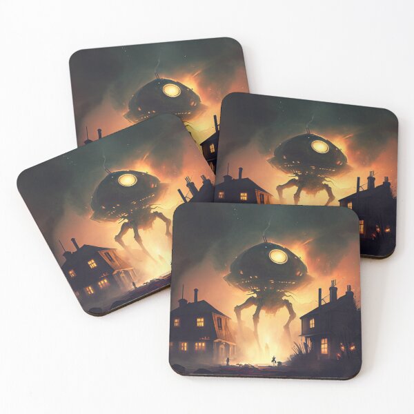 Item preview, Alien Tripod Terror - War of the Worlds designed and sold by LukeAiWalker.