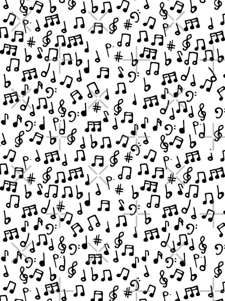 Thumbnail 4 of 4, iPhone Case, Music Notes designed and sold by TPdesigns.