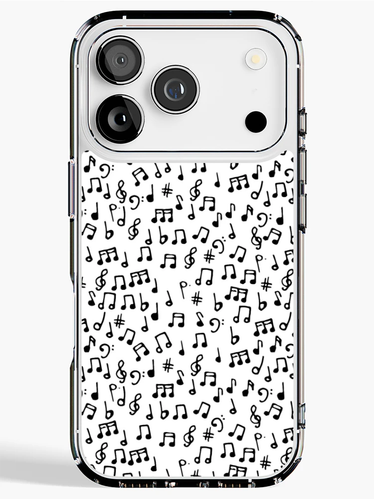Thumbnail 1 of 5, iPhone Case, Music Notes designed and sold by TPdesigns.