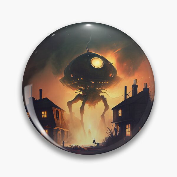 Item preview, Alien Tripod Terror - War of the Worlds designed and sold by LukeAiWalker.