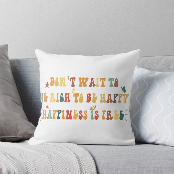 Item preview, don't wait to be rich to be happy happiness is free designed and sold by saidox.