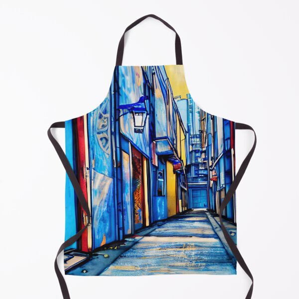 Item preview, Blue Tokyo Alleys Art designed and sold by viewgraphics.