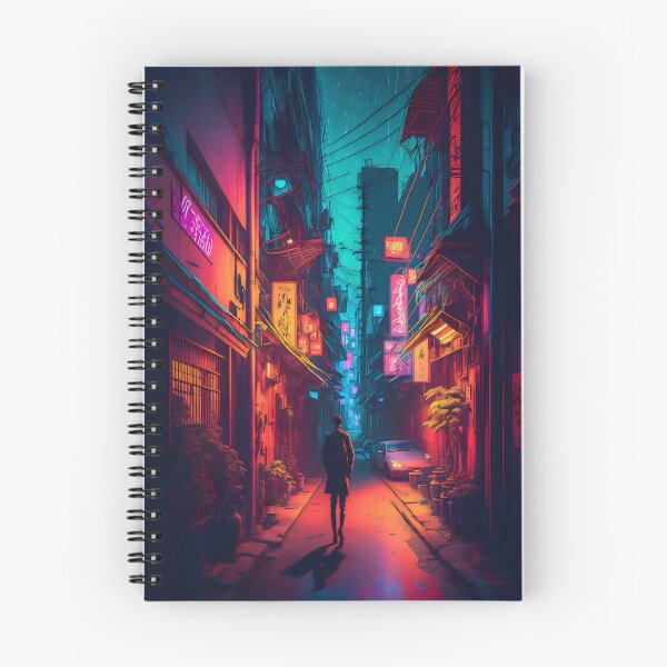 Item preview, Tokyo Alleyway | Tokyo City | Tokyo Neon | Tokyo Cyberpunk designed and sold by CosmicLoots.