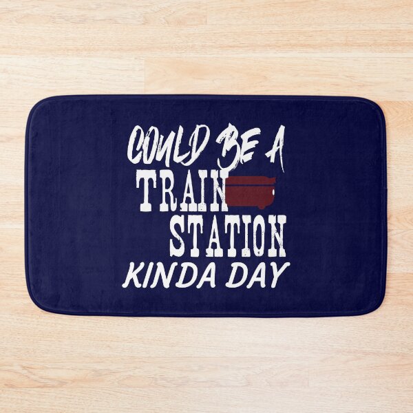 Item preview, Could Be A Train Station Kinda Day shirt, by DAM Creative, designed and sold by DAM Creative ⭐⭐⭐⭐⭐.