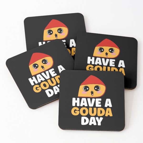 Artikelvorschau, Haben Sie einen Gouda-Tag - Lustiges Käse-Wortspiel entworfen und verkauft von TheButtonCrew.