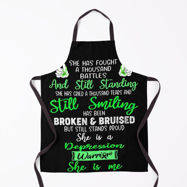 Item preview, Depression Warrior SHE IS ME - Support Depression Fighter Gifts designed and sold by Berriosly.