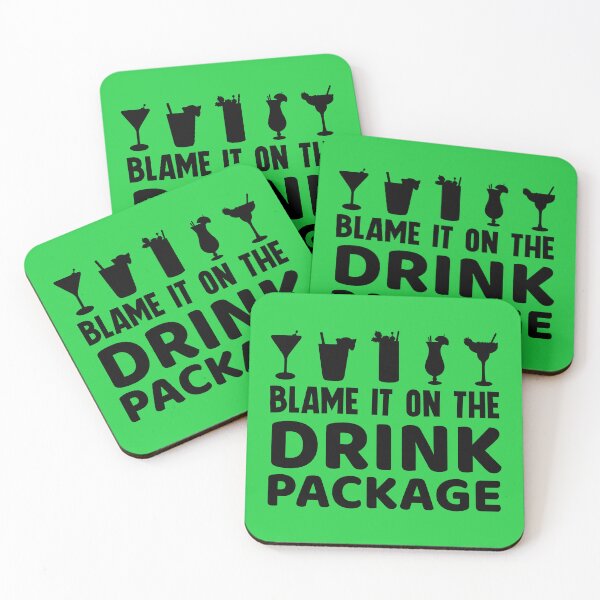 Item preview, Blame It On The Drink Package. Funny Cruise Quote, Vacation Quote, Family Cruise designed and sold by DesignHouse07.