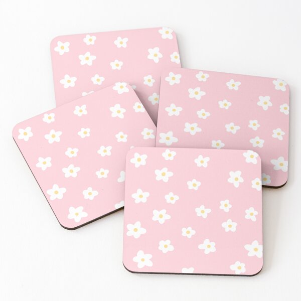Item preview, daisies on pink background designed and sold by Adrian Walden.