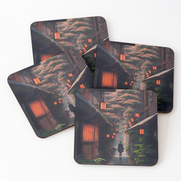 Item preview, Kyoto Alleyway | Kyoto City | Japan Alleyway | Kyoto Neon | Kyoto Cyberpunk designed and sold by CosmicLoots.