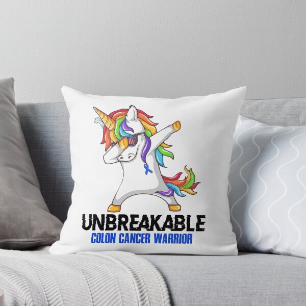 Item preview, Colon Cancer Awareness - Unicorn Colon Cancer Warrior Ribbon UNBREAKABLE designed and sold by Fernandezf.