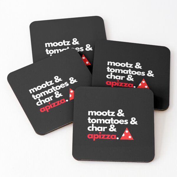 Item preview, Mootz & Tomatoes & Char & Apizza (white) designed and sold by apizzaclothing.