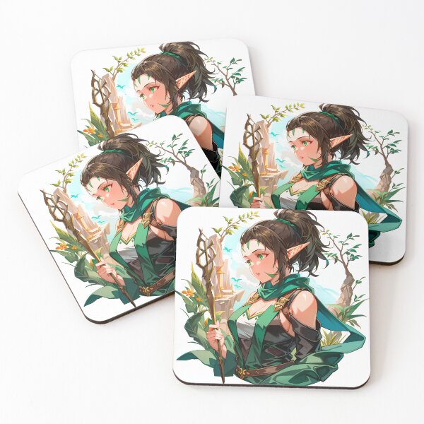 Item preview, Realistic Anime Nissa, Sage Animist - Zendikar Planeswalker designed and sold by TheArtSculptor.