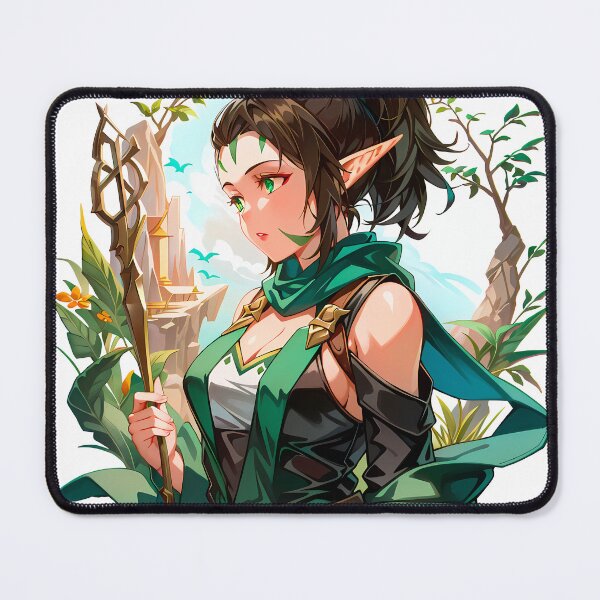 Item preview, Realistic Anime Nissa, Sage Animist - Zendikar Planeswalker designed and sold by TheArtSculptor.