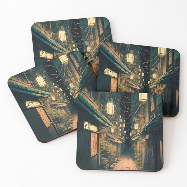 Item preview, Kyoto Alleyway | Kyoto City | Kyoto Street | Japan Vintage | Kyoto Cyberpunk designed and sold by CosmicLoots.