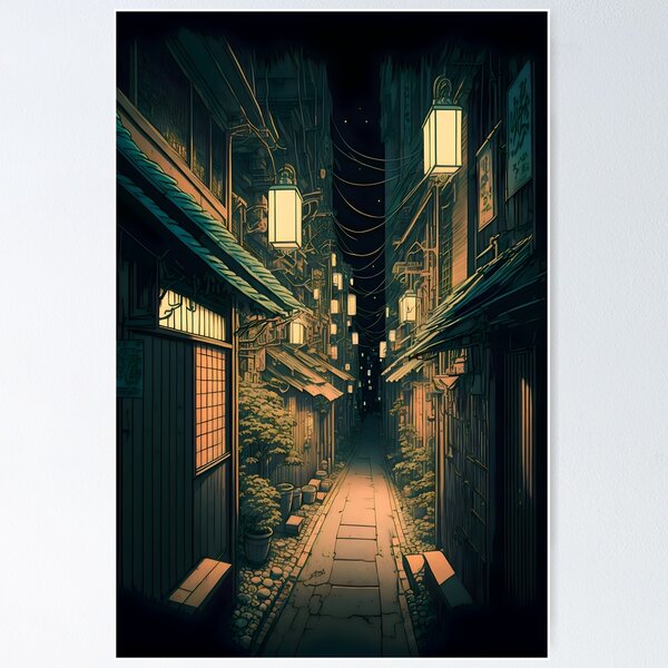 Large Animal An Anime Girl In The Alleyway At Night With A Bus Coming  Backgrounds | JPG Free Download - Pikbest
