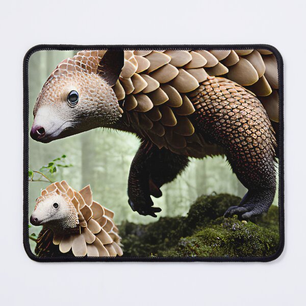 Item preview, Pangolin with Baby designed and sold by Elisabeth Lucas.