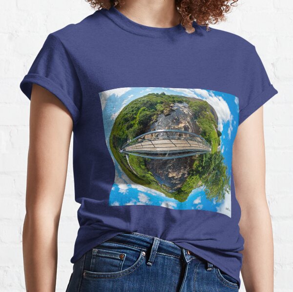 Footbridge over Glen River, Carrick, SW Donegal Classic T-Shirt