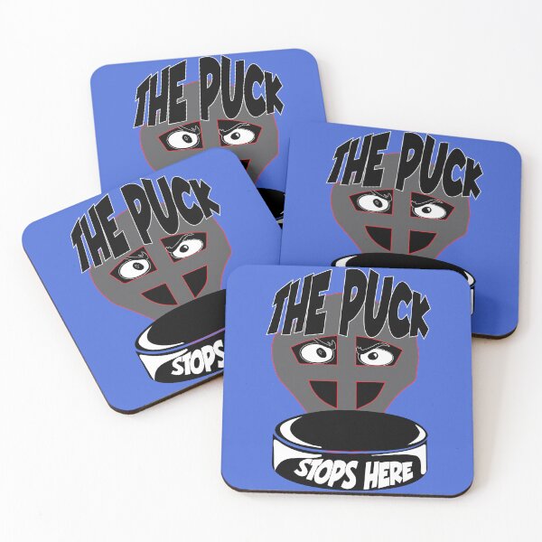 Item preview, Goalie the puck stops here designed and sold by Fathom204.