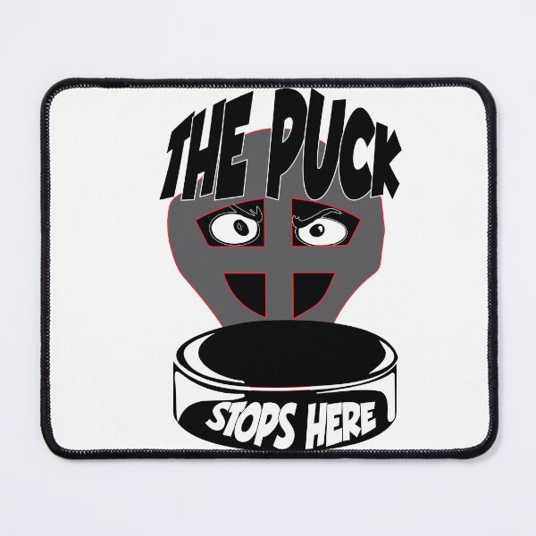 Item preview, Goalie the puck stops here designed and sold by Fathom204.