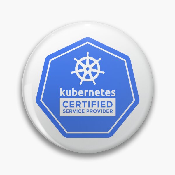 Item preview, kubernetes certified service provider devops sticker designed and sold by developerfriday.