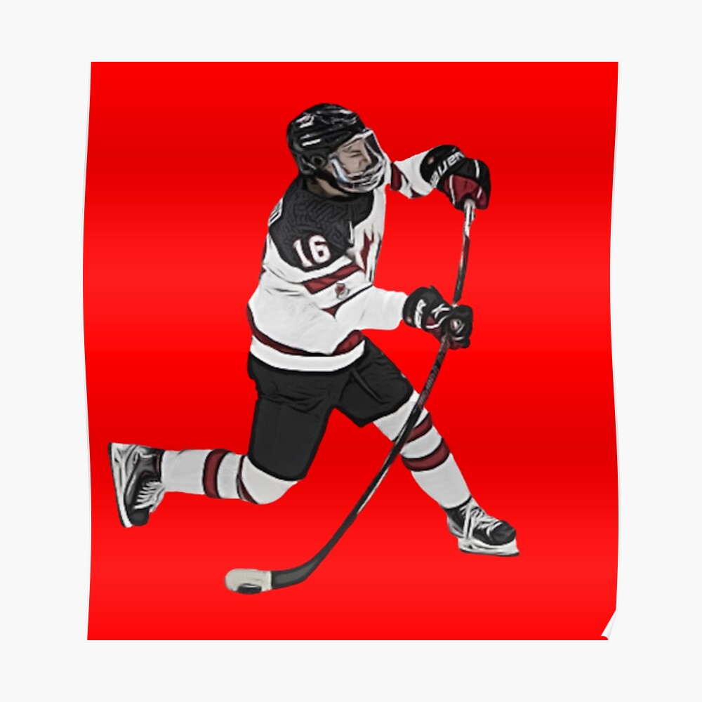 connor bedard flying skate canucks jersey Sticker for Sale by  goaliecatdesign
