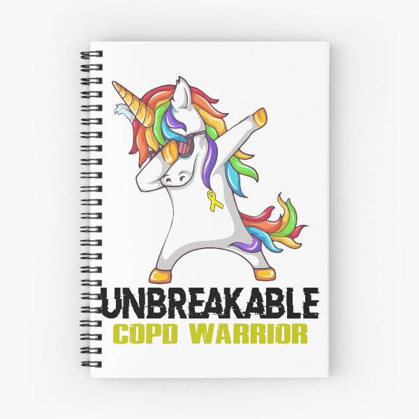 Item preview, COPD Awareness - Unicorn COPD Warrior Ribbon UNBREAKABLE designed and sold by Fernandezf.