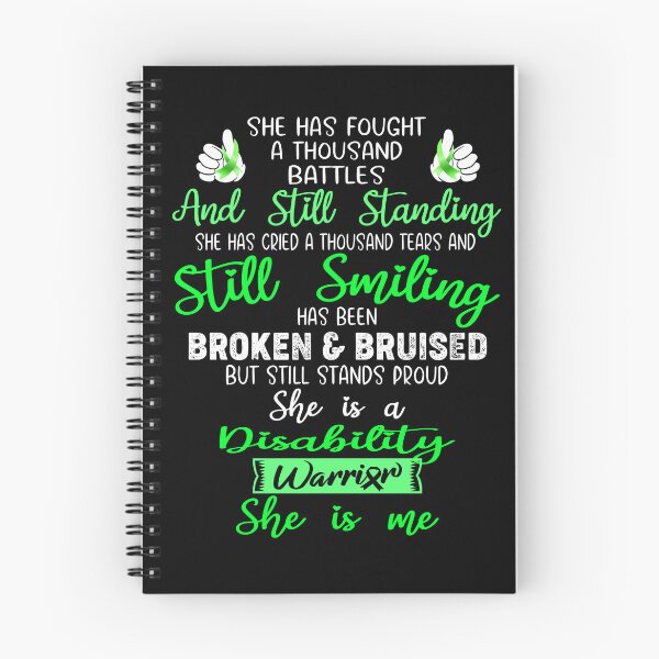 Item preview, Disability Warrior SHE IS ME - Support Disability Fighter Gifts designed and sold by Berriosly.