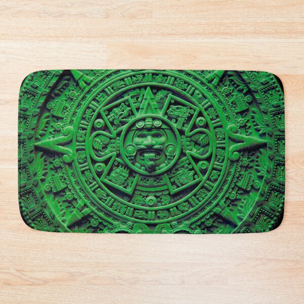 Item preview, Aztec Calendar #4 - green designed and sold by DaveDanchuk.
