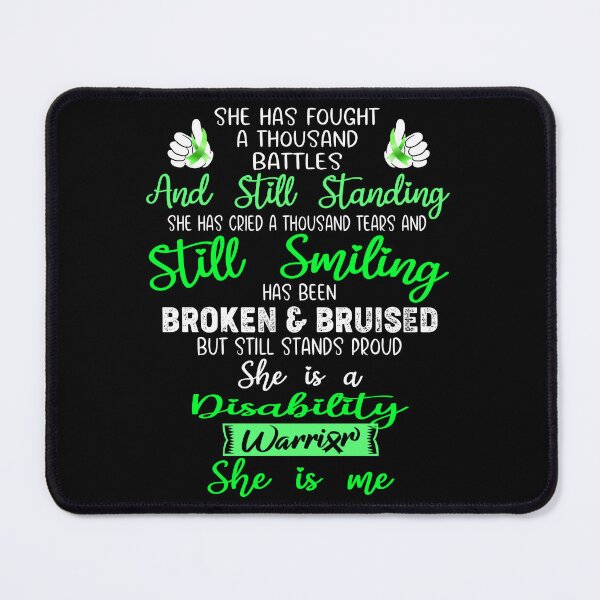 Item preview, Disability Warrior SHE IS ME - Support Disability Fighter Gifts designed and sold by Berriosly.