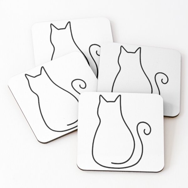 Item preview, Cat Line Drawing  designed and sold by bmiller64.