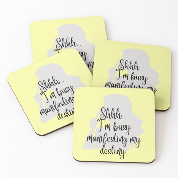 Item preview, Shhh, I'm busy manifesting my destiny designed and sold by Ellen Hanney-Saligumba.