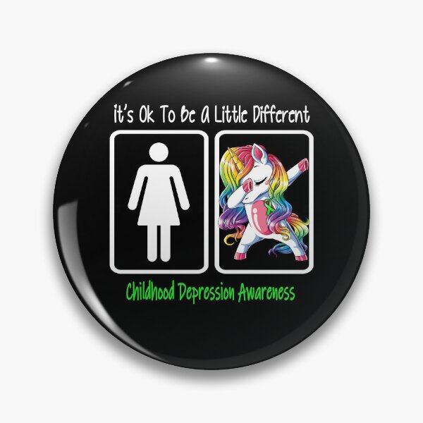 Item preview, Childhood Depression Awareness - It is Ok To Be A Little Different designed and sold by RekaJoJo.