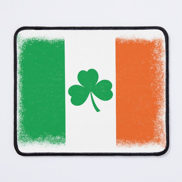 Item preview, Sprayed On Shamrock Flag designed and sold by geekyT.