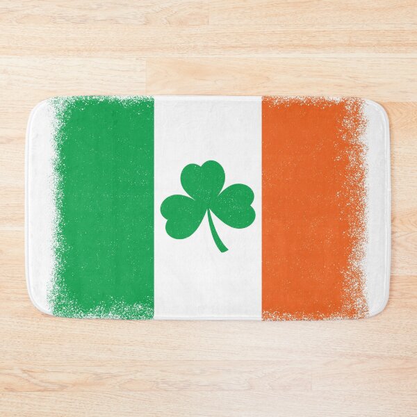 Item preview, Sprayed On Shamrock Flag designed and sold by geekyT.