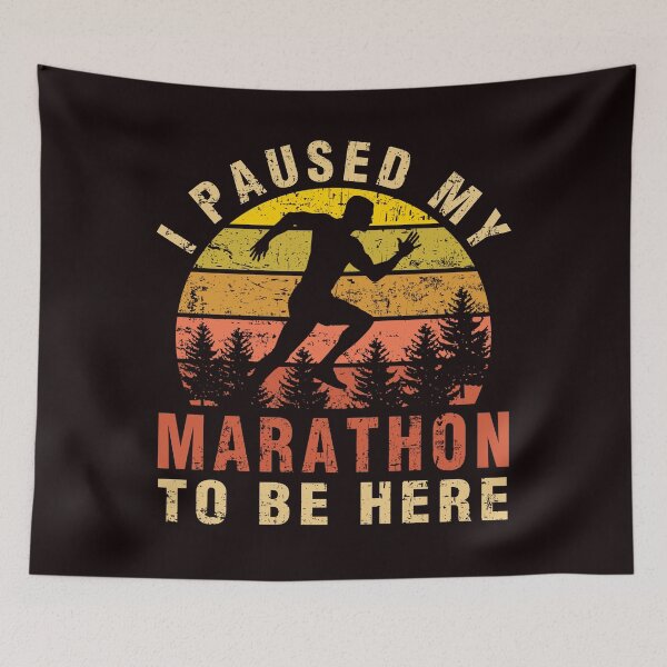 Item preview, I Paused My Marathon To Be Here Gifts For Runners Men  designed and sold by Buyeseoshop.