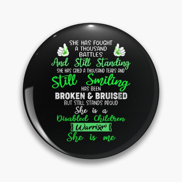 Item preview, Disabled Children Warrior SHE IS ME - Support Disabled Children Fighter Gifts designed and sold by Berriosly.