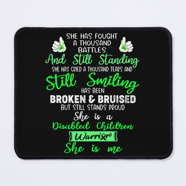Item preview, Disabled Children Warrior SHE IS ME - Support Disabled Children Fighter Gifts designed and sold by Berriosly.