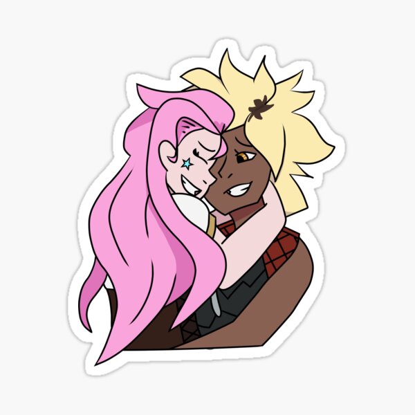 Seraphine X Rell Hug Sticker For Sale By Saltdragon Redbubble