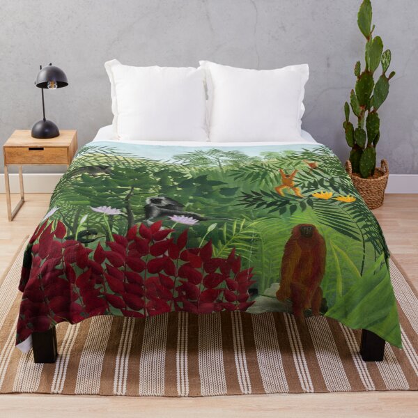 Item preview, Henri Rousseau Tropical Forest with Monkeys  designed and sold by TeeARTHY.